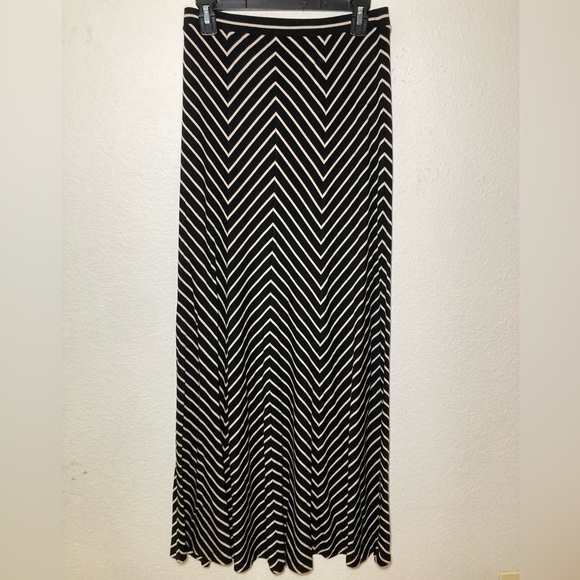 Ann Klein Striped Maxi Skirt size XS - Picture 1 of 5